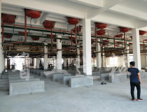 The large project granulator equipment has been properly installed